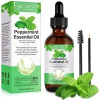 ALIVER Haaröl Pfefferminzöl Ätherisches Haaröl Hautöl Massageöl Bio Vegan Aliver, 1-tlg., Vegan