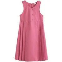 Next Latzkleid Langes Latzkleid mit asymmetrischer Knopfleiste (1-tlg)