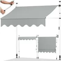 tillvex Klemmmarkise tillvex Balkonmarkise Markise Klemmmarkise Sonnenmarkise Handkurbel