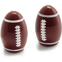 40YARDS Salz- / Pfefferstreuer American Football Salz- und Pfefferstreuer aus Keramik, (2-tlg), mit erhabener, fühlbarer Naht