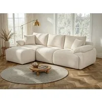 Furnishings Home Ecksofa Couch L-Form Sofa 4-Sitzer Vierersofa mit schlaffunktion, Modulares 104-Zoll-Wohnzimmer-Sofaset Groß und bequem