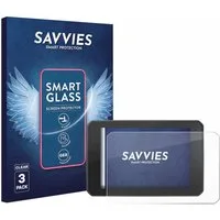 Savvies Displayschutzglas Schutzglas Panzer für FIT-EBIKE Display Comfort, 3 Stück, Schutzfolie Display Schutz Glas Folie klar