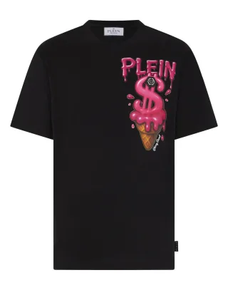 Round Neck T-Shirt Ice Cream Dollar