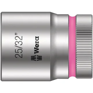 Wera 8790 HMC Zyklop-Steckschlüsseleinsatz mit 1/2"-Antrieb, zöllig Leuchtpink - 05003626001