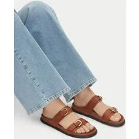 Jenny Jenny Damen-Flip-Flops Braun L09092 Badepantolette