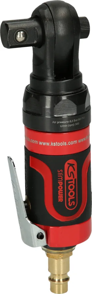 KS Tools 1/2" SlimPOWER Mini-Druckluft-Umschaltratsche 30Nm - 515.5515
