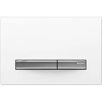 GEBERIT Betätigungsplatten Sigma 50 2-Mengen-Spülung weiß/chrom 115788112