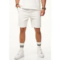 CARISMA Shorts mit Gummibund & Tunnelzug - Sommershorts mit Strick-Streifen-Muster