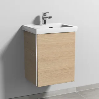 Sanipa 3way Waschtischunterbau zu Villeroy & Boch Subway 3.0 Waschtisch mit 1 Tür, Eiche-Nordic BR84348