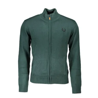 Gianmarco Venturi Verde Baumwoll Herren Cardigan