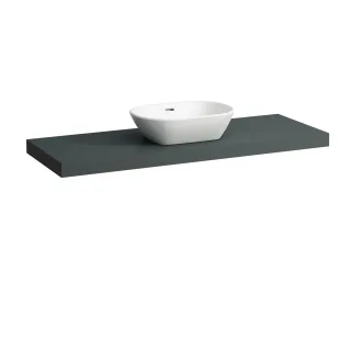 Laufen Waschtisch-Platte LANI 495x1370x65 mit Aussschnitt mittig H4046811122661