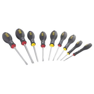 STANLEY FATMAX Schraubendreher-Set 10-teilig m. Spannungsprüfer im Koffer Schl. Phillips - FMHT65439-0