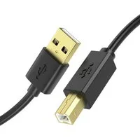 JAMEGA USB Druckerkabel Scannerkabel USB A auf USB B Drucker Kabel Brother USB-Kabel, USB-A Stecker, USB-B Stecker, (750 cm)