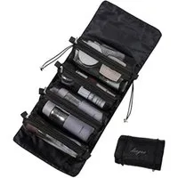 Blusmart Kulturbeutel 4-in-1-Make-up-Taschen (Abnehmbare Kosmetiktasche, Große Kapazität, Tragbar, faltbar), Für Reisen, Kosmetika, Aufbewahrung, Kulturbeutel