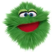 Living Puppets Handpuppe Living Puppets Handpuppe Plappermaul grün W807 (Packung), Sehr gut geeignet um Geschichten zu erzählen