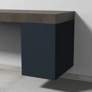 Sanipa Anbau-/Solitärschrank Anschlag rechts 2morrow (P3390R) 510x350x520 Marine-Matt, P33901RR P33901RR