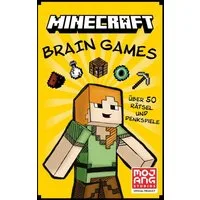 Minecraft Brain Games. Über 50 Rätsel und Denkspiele / Mojang AB, Minecraft, Spielerisch Logik lernen mit Minecraft, kurzweilige Beschäftigung für Minecraft-Fans fernab vom Bildschirm, Perfekt für Ostern und die Ferien