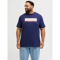 Jack & Jones PlusSize T-Shirt JORINWOOD BLOCK BRANDING TEE SS CN PLS