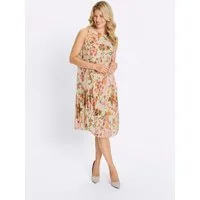 Sieh an! Etuikleid Plisseekleid Ärmellos