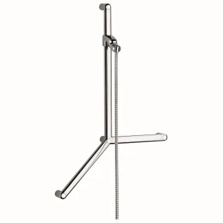 Kludi BF-Wandstange Sirena Care L 900mm mit 2 Haltegriffen chrom 6150205-00