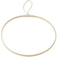 HobbyFun Hängedekoration Holzring, 15, 20 oder 30 cm