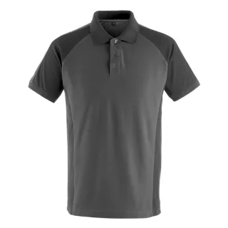 MASCOT Bottrop Polo-Shirt UNIQUE Dunkelanthrazit / Schwarz M - 50569-961-1809-M