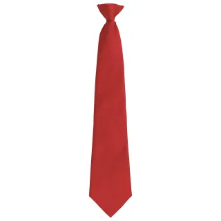 Premier - "Colours Fashion" Krawatte Zum Anklemmen für Herren/Damen Unisex (Rot)
