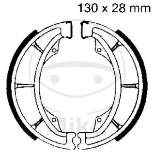 Bremsbacken hinten Suzuki GN 250 NJ42A Bj. 1985-1999