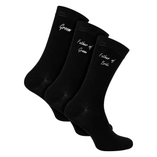 3 Paar Hochzeitsstrümpfe für den Brautvater & die Braut | Hochzeitsgeschenk