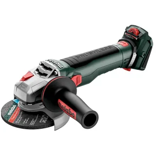 Metabo Akku-Winkelschleifer WVB 18 LT BL 11-125 Quick mit Bremse, Drehzahlregelung, Schnellspannmutt - 613057840