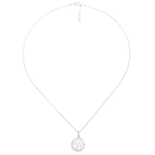 Orphelia 'Blair' Damenkette aus 925er Sterlingsilber mit Anhänger - Silber ZH-7089