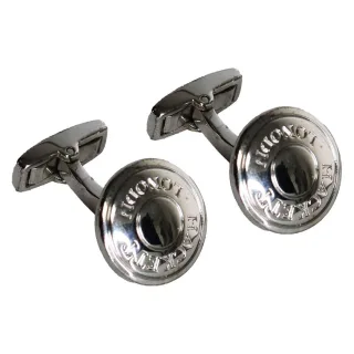 Hackett London Polo Button Herren graue Manschettenknöpfe