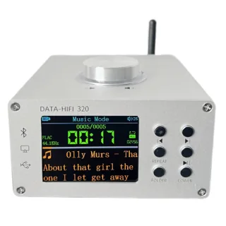 KCX TFT2.8 PLAYER02 Bluetooth 5.3 Audio Decoder Board 2.8 Inch IPS Screen MP3 FLAC WAV Playback USB Sound Card LINE Inpu