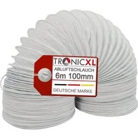 TronicXL Abluft-Set AbluftSchlauch 100mm 6m Trockner Klimaanlage Dunstabzugshaube