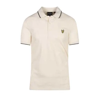 Lyle & Scott - Poloshirt für Herren, Mit Kragen, Baumwolle (Kreide)