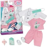 Baby Born Puppenkleidung Doktor-Outfit 43 cm (Set), passend für Click & Play BABY born Puppen Größe 43 cm