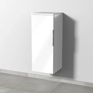 Sanipa 3way Mittelschrank mit 1 Tür, Weiß-Glanz, UF12078 UF12078