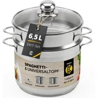 Krüger Spaghettitopf, Edelstahl 18/0 (1-tlg), Induktion