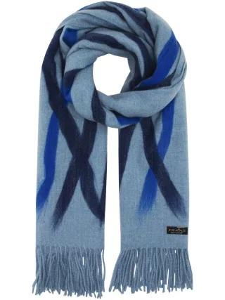 fraas - Polyester Stola Cashmink-Stola mit farbigem Pinselstrich-Design denim - Gr. - OS
