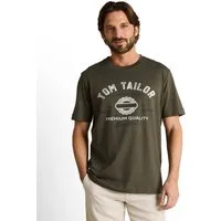 TOM TAILOR T-Shirt mit großem Logofrontprint