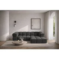 Kaiser Möbel Ecksofa luxuriöses Velours-Sofa im Stoff Bluvel modernes AVERRO, Premium-Velours Bluvel,Weiche abgerundete „Bubble“-Formen