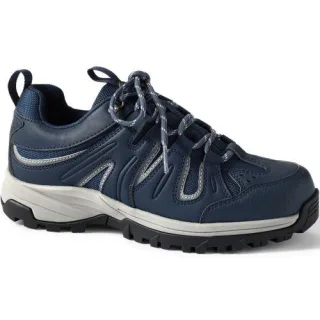 Wasserdichte Trekker-Sneaker für Damen, Damen, size: regular, Blau, Leder, by Lands' End