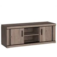 Lomadox Lowboard DUNEDIN-161, Fernsehschrank, 137cm, Trüffel Eiche