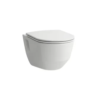 Laufen Pro Wand-Tiefspül-WC H8209640000001 weiß, spülrandlos, 36 x 53 cm