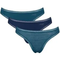 sloggi String Damen String 3er Pack Baumwolle (Packung, 3er Pack)