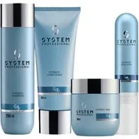 System Professional Haarpflege-Set System Professional Hydrate Set Shampoo + Conditioner + Maske + Emulsi, 4-tlg., reichhaltig