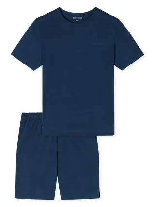 Schiesser Herren Pyjama Modern BondedSchlafanzug, Pyjama Set, Nachtwäsche
