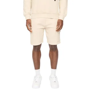 Crosshatch - "Bardon" Cargo-Shorts für Herren (Helles Steingrau)