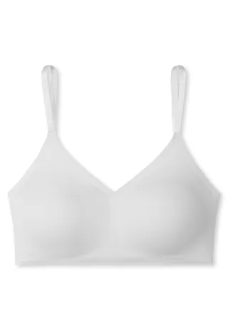SCHIESSER - Bustier mit Pads weiss - Gr. - 40