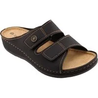 INBLU Klettverschluss Pantolette Hausschuh